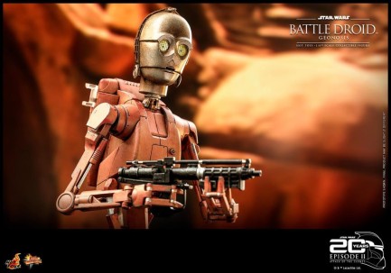 Hot Toys Battle Droid (Geonosis) Sixth Scale Figure - 911038 - Star Wars / Episode II Attack Of The Clones - MMS649 - Thumbnail