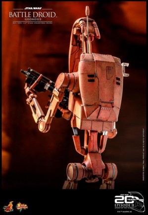 Hot Toys Battle Droid (Geonosis) Sixth Scale Figure - 911038 - Star Wars / Episode II Attack Of The Clones - MMS649 - Thumbnail