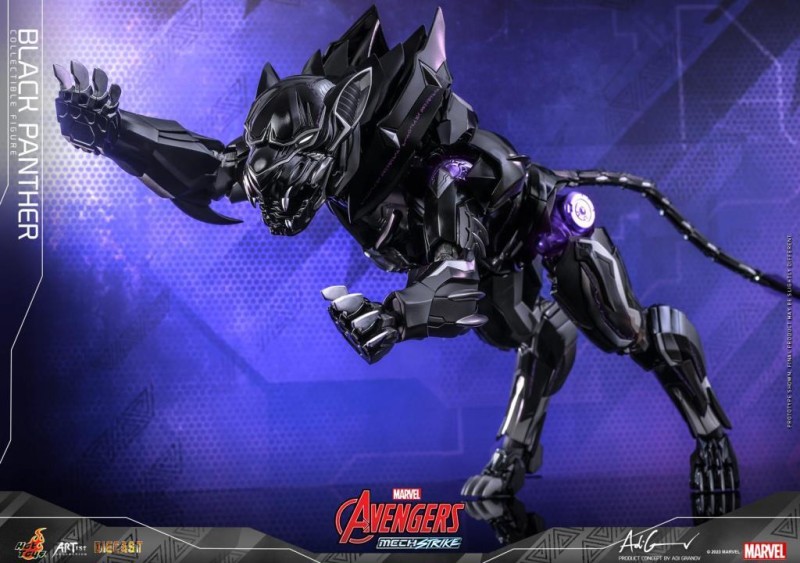 Hot Toys Black Panther (Mech Strike) Diecast Sixth Scale Figure 911477 AC05D55 Marvel Comics / Marvel's Avengers