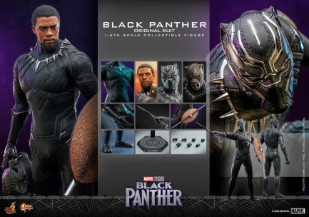 Hot Toys Black Panther (Original Suit) Sixth Scale Figure - 911691 MMS671 - Marvel Comics / Black Panther Legacy - Thumbnail