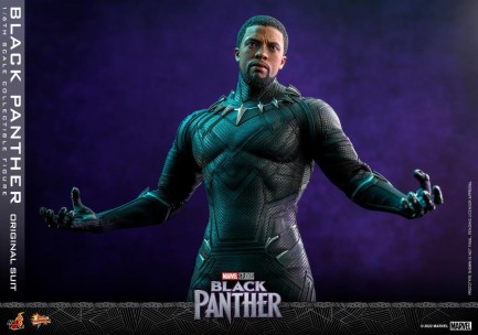 Hot Toys Black Panther (Original Suit) Sixth Scale Figure - 911691 MMS671 - Marvel Comics / Black Panther Legacy - Thumbnail