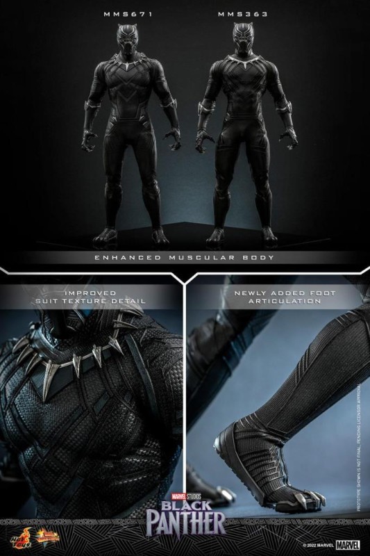 Hot Toys Black Panther (Original Suit) Sixth Scale Figure - 911691 MMS671 - Marvel Comics / Black Panther Legacy