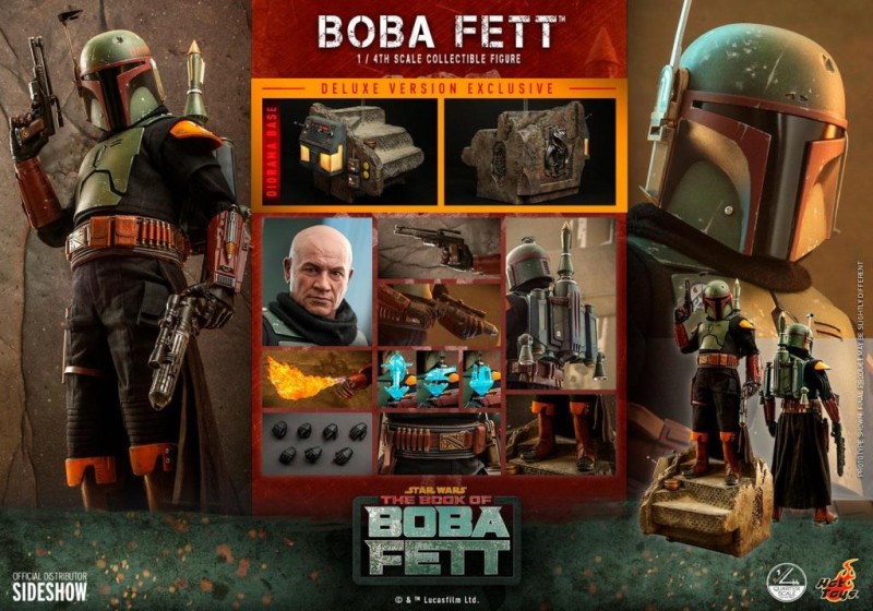 Hot Toys Boba Fett (Deluxe Version) Quarter Scale Figure - 9103332 - Star Wars / The Book of Boba Fett 