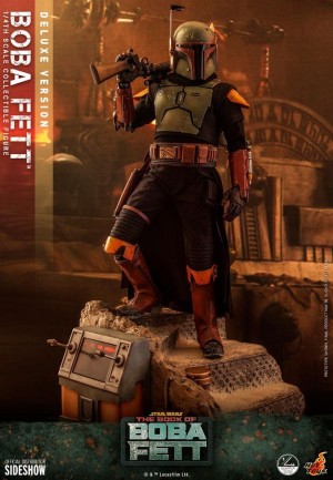 Hot Toys Boba Fett (Deluxe Version) Quarter Scale Figure - 9103332 - Star Wars / The Book of Boba Fett - Thumbnail