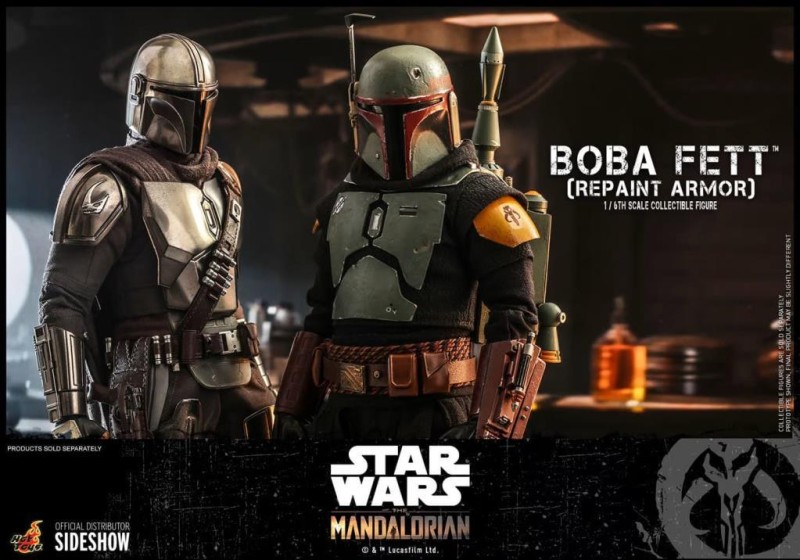 Hot Toys Boba Fett (Repaint Armor) Sixth Scale Figure - TMS55 - 908895 - Star Wars / The Mandalorian