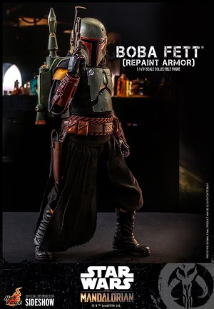 Hot Toys Boba Fett (Repaint Armor) Sixth Scale Figure - TMS55 - 908895 - Star Wars / The Mandalorian - Thumbnail