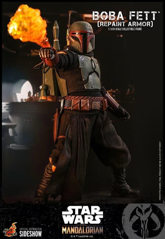 Hot Toys Boba Fett (Repaint Armor) Sixth Scale Figure - TMS55 - 908895 - Star Wars / The Mandalorian