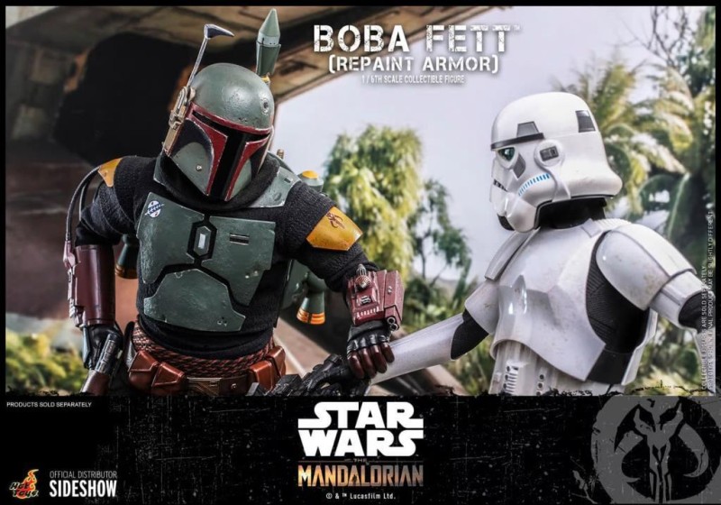 Hot Toys Boba Fett (Repaint Armor) Sixth Scale Figure - TMS55 - 908895 - Star Wars / The Mandalorian