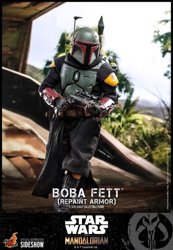 Hot Toys Boba Fett (Repaint Armor) Sixth Scale Figure - TMS55 - 908895 - Star Wars / The Mandalorian