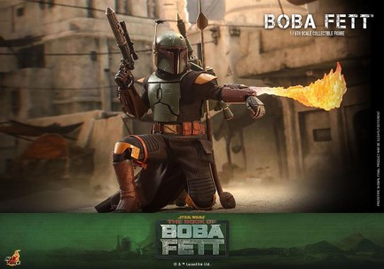 Hot Toys Boba Fett Sixth Scale Figure - 911276 TMS078 - Star Wars / The Book of Boba Fett - Thumbnail