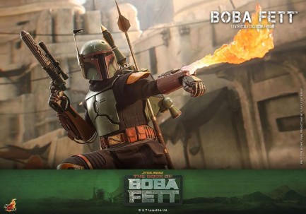 Hot Toys Boba Fett Sixth Scale Figure - 911276 TMS078 - Star Wars / The Book of Boba Fett - Thumbnail