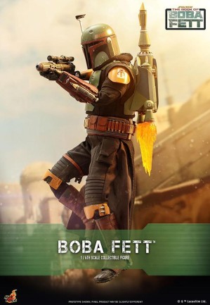 Hot Toys Boba Fett Sixth Scale Figure - 911276 TMS078 - Star Wars / The Book of Boba Fett - Thumbnail