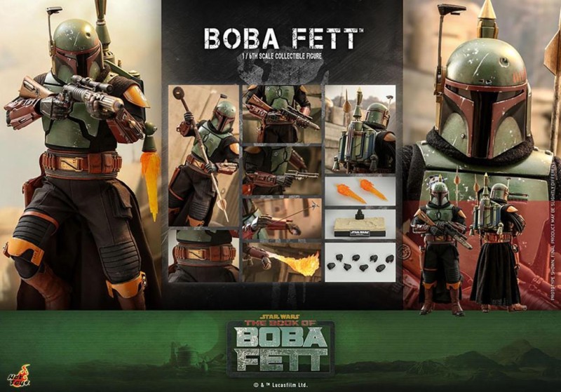 Hot Toys Boba Fett Sixth Scale Figure - 911276 TMS078 - Star Wars / The Book of Boba Fett 