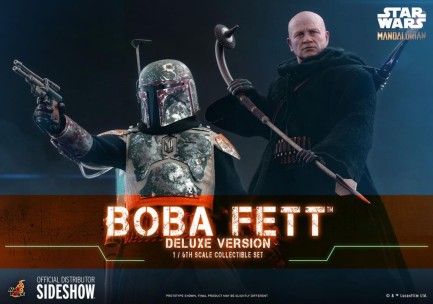 Hot Toys Boba Fett (The Mandalorian) Deluxe Version Sixth Scale Figure 907747 - Television Masterpiece Series 34 – Star Wars: The Mandalorian - Thumbnail