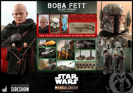 Hot Toys Boba Fett (The Mandalorian) Deluxe Version Sixth Scale Figure 907747 - Television Masterpiece Series 34 – Star Wars: The Mandalorian - Thumbnail