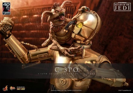 Hot Toys C-3PO ROTJ 40th Aniv. Diecast Sixth Scale Figure 912231 MMS701D56 Star Wars / Episode VI Return Of The Jedi - Thumbnail