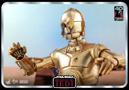 Hot Toys C-3PO ROTJ 40th Aniv. Diecast Sixth Scale Figure 912231 MMS701D56 Star Wars / Episode VI Return Of The Jedi - Thumbnail