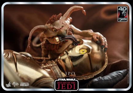 Hot Toys C-3PO ROTJ 40th Aniv. Diecast Sixth Scale Figure 912231 MMS701D56 Star Wars / Episode VI Return Of The Jedi - Thumbnail