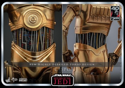 Hot Toys C-3PO ROTJ 40th Aniv. Diecast Sixth Scale Figure 912231 MMS701D56 Star Wars / Episode VI Return Of The Jedi - Thumbnail