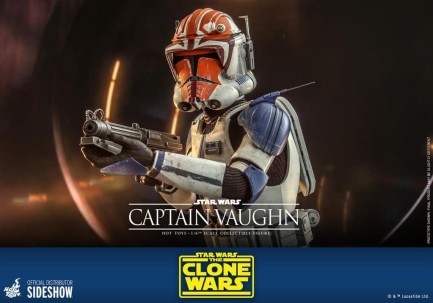 Hot Toys Captain Vaughn Sixth Scale Figure - 909744 - TMS65 - Star Wars / The Clone Wars - Thumbnail