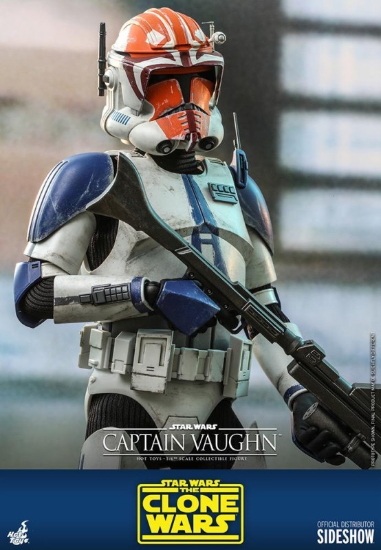 Hot Toys Captain Vaughn Sixth Scale Figure - 909744 - TMS65 - Star Wars / The Clone Wars