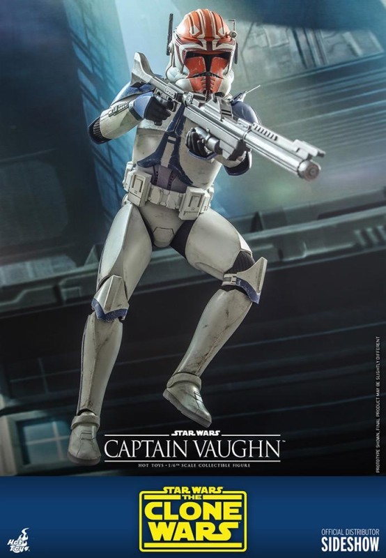 Hot Toys Captain Vaughn Sixth Scale Figure - 909744 - TMS65 - Star Wars / The Clone Wars