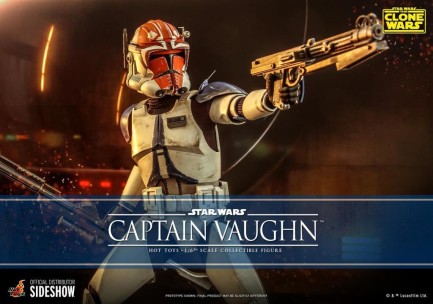 Hot Toys Captain Vaughn Sixth Scale Figure - 909744 - TMS65 - Star Wars / The Clone Wars - Thumbnail