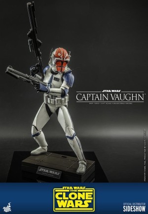 Hot Toys Captain Vaughn Sixth Scale Figure - 909744 - TMS65 - Star Wars / The Clone Wars - Thumbnail