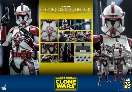 Hot Toys Clone Commander Fox Sixth Scale Figure 912313 TMS103 Star Wars / The Clone Wars - Thumbnail