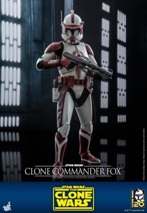 Hot Toys Clone Commander Fox Sixth Scale Figure 912313 TMS103 Star Wars / The Clone Wars - Thumbnail