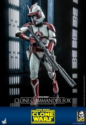 Hot Toys Clone Commander Fox Sixth Scale Figure 912313 TMS103 Star Wars / The Clone Wars - Thumbnail