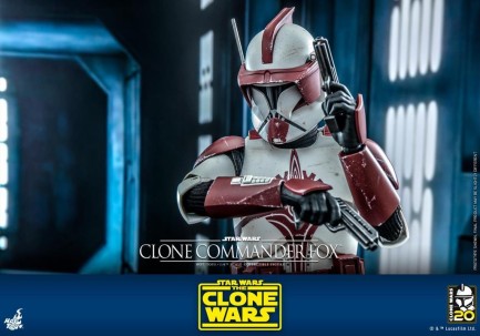 Hot Toys Clone Commander Fox Sixth Scale Figure 912313 TMS103 Star Wars / The Clone Wars - Thumbnail