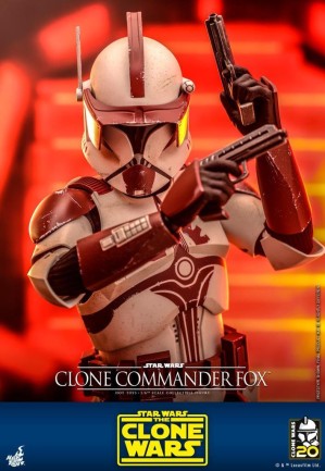 Hot Toys Clone Commander Fox Sixth Scale Figure 912313 TMS103 Star Wars / The Clone Wars - Thumbnail