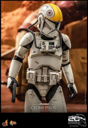 Hot Toys Clone Pilot Sixth Scale Figure - 911037 - Star Wars / Episode II Attack Of The Clones - MMS648 - Thumbnail