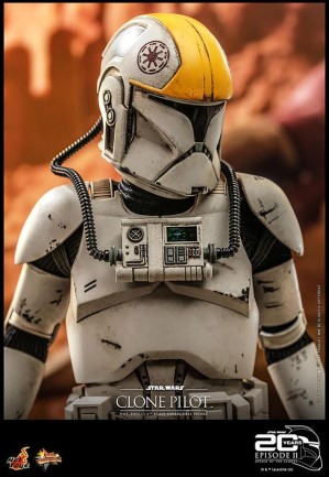 Hot Toys Clone Pilot Sixth Scale Figure - 911037 - Star Wars / Episode II Attack Of The Clones - MMS648 - Thumbnail