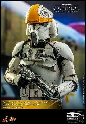 Hot Toys Clone Pilot Sixth Scale Figure - 911037 - Star Wars / Episode II Attack Of The Clones - MMS648 - Thumbnail