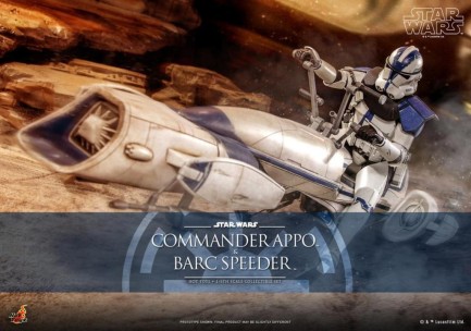 Hot Toys Commander Appo with BARC Speeder Sixth Scale Figure Set - 911126 - Star Wars / The Clone Wars - TMS76 - Thumbnail