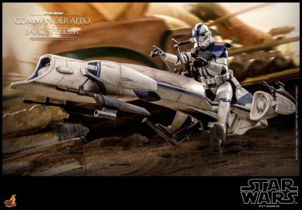 Hot Toys Commander Appo with BARC Speeder Sixth Scale Figure Set - 911126 - Star Wars / The Clone Wars - TMS76 - Thumbnail