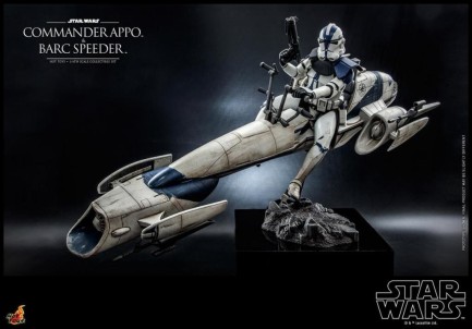 Hot Toys Commander Appo with BARC Speeder Sixth Scale Figure Set - 911126 - Star Wars / The Clone Wars - TMS76 - Thumbnail