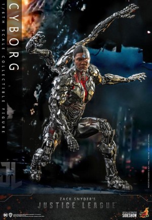 Hot Toys Cyborg Sixth Scale Figure - 903120 - DC Comics / Justice League - TMS057 - Thumbnail