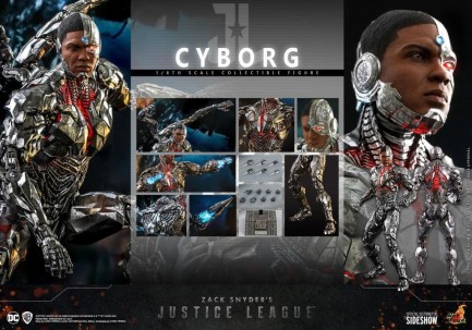 Hot Toys Cyborg Sixth Scale Figure - 903120 - DC Comics / Justice League - TMS057 - Thumbnail