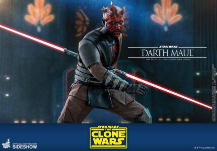 Hot Toys Darth Maul Clone Wars Sixth Scale Figure TMS24 907130 - Thumbnail