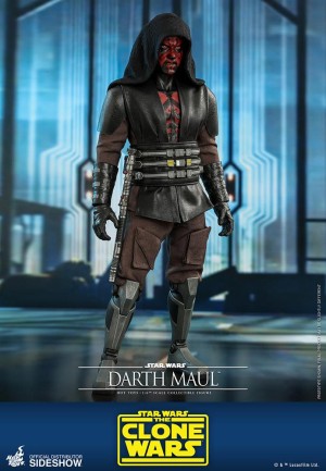 Hot Toys Darth Maul Clone Wars Sixth Scale Figure TMS24 907130 - Thumbnail