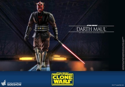 Hot Toys Darth Maul Clone Wars Sixth Scale Figure TMS24 907130 - Thumbnail