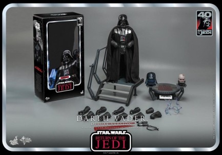 Hot Toys Darth Vader ROTJ 40th Anniv. (Deluxe Version) Sixth Scale Figure MMS700 9122322 - Thumbnail