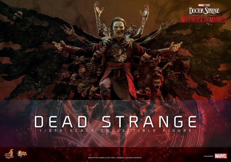 Hot Toys Dead Strange Sixth Scale Figure - 911214 - Marvel Comics / Doctor Strange : Multiverse Of Madness - MMS654