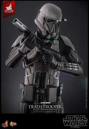 Hot Toys Death Trooper Black Chrome Version Exclusive Sixth Scale Figure - 909531 - Star Wars / Rogue One: A Star Wars Story - MMS621 - Thumbnail