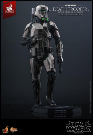 Hot Toys Death Trooper Black Chrome Version Exclusive Sixth Scale Figure - 909531 - Star Wars / Rogue One: A Star Wars Story - MMS621 - Thumbnail