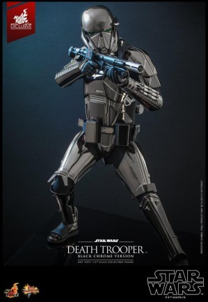 Hot Toys Death Trooper Black Chrome Version Exclusive Sixth Scale Figure - 909531 - Star Wars / Rogue One: A Star Wars Story - MMS621 - Thumbnail