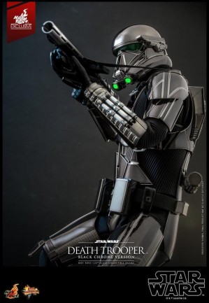 Hot Toys Death Trooper Black Chrome Version Exclusive Sixth Scale Figure - 909531 - Star Wars / Rogue One: A Star Wars Story - MMS621 - Thumbnail